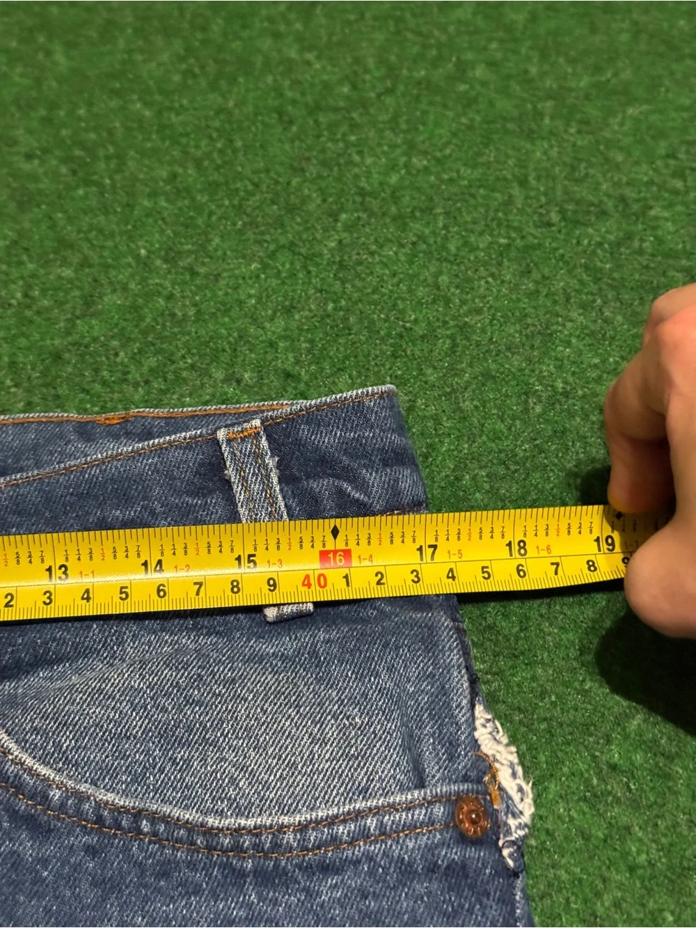 Vintage 70s Levi’s Jeans, Denim Pants Made in USA Orange Tab SF207 (34x30)